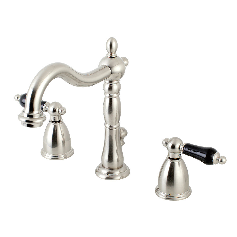 Kingston Brass KB1978PKL Duchess Widespread Bathroom Faucet with Plastic Pop Up