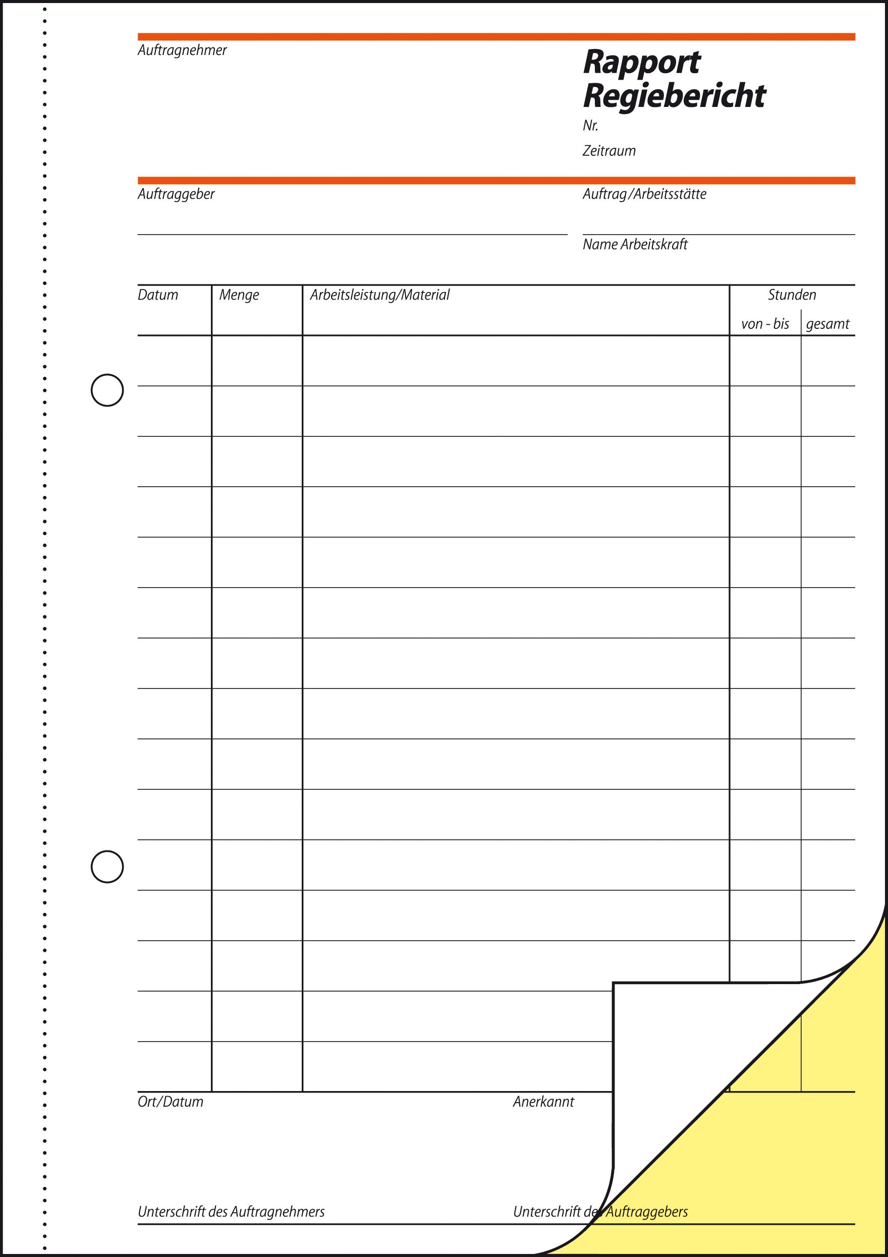 Sigel SD027 Director's Report Notebook - A5 Size, 2-Part Carbonless Paper (40 Sheets) - Pack of 1 - Perfect for Business Meetings, Office Documentation & Legal Forms