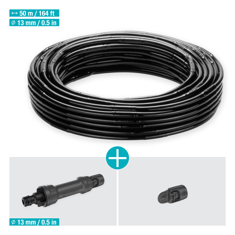Gardena Micro Drip Irrigation Hedge/Bush Watering Kit (50m/164ft) - Efficient Plant Watering System for Gardens, Shrubs & Landscaping - Perfect for Water Conservation & Healthy Plant Growth