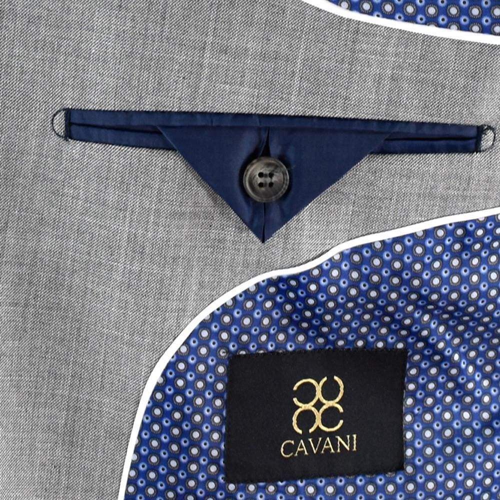 Cavani Reegan Slim Fit Grey Three Piece Suit for Men | Business Formal Wear | Wedding, Office & Special Occasion Outfit