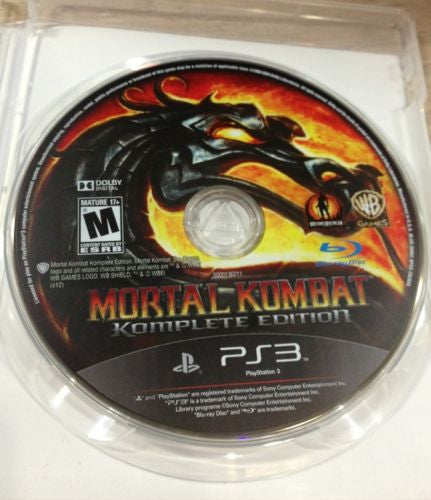 MORTAL KOMBAT KOMPLETE EDITION - Sony PlayStation 3 Fighting Game | Ultimate Kombat Experience for PS3 Gamers | Perfect for Tournament Play and Home Entertainment