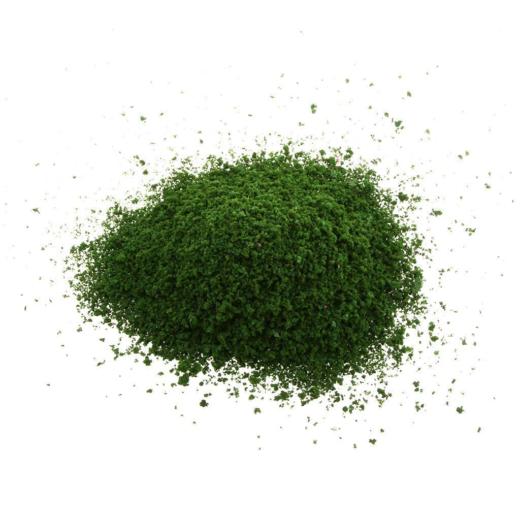 Ubersweet® Dark Green DIY Artificial Sponge Leaves for Miniature Trees - Realistic Granular Shape for Model Scenery, Dioramas & Terrariums