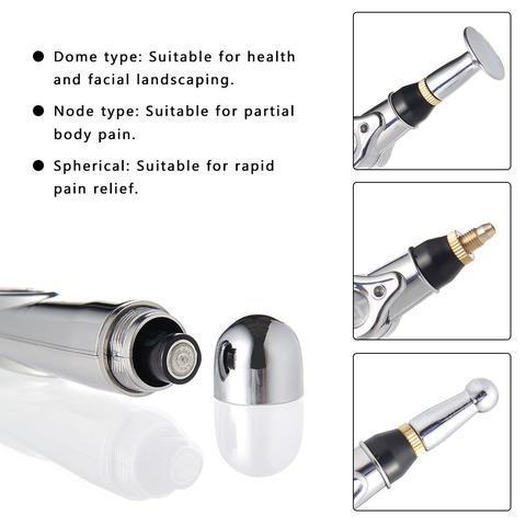 Electric Trigger Point Massage Pen - Deep Tissue Muscle Pain Relief for Back, Neck & Shoulders - Portable Handheld Massager for Athletes, Office Workers & Home Use