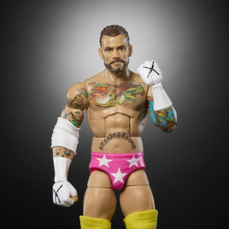 CM Punk WWE Elite Collection Series 113 Action Figure - Authentic Wrestling Toy for Collectors & Fans - Perfect for Display, Play & Gifts