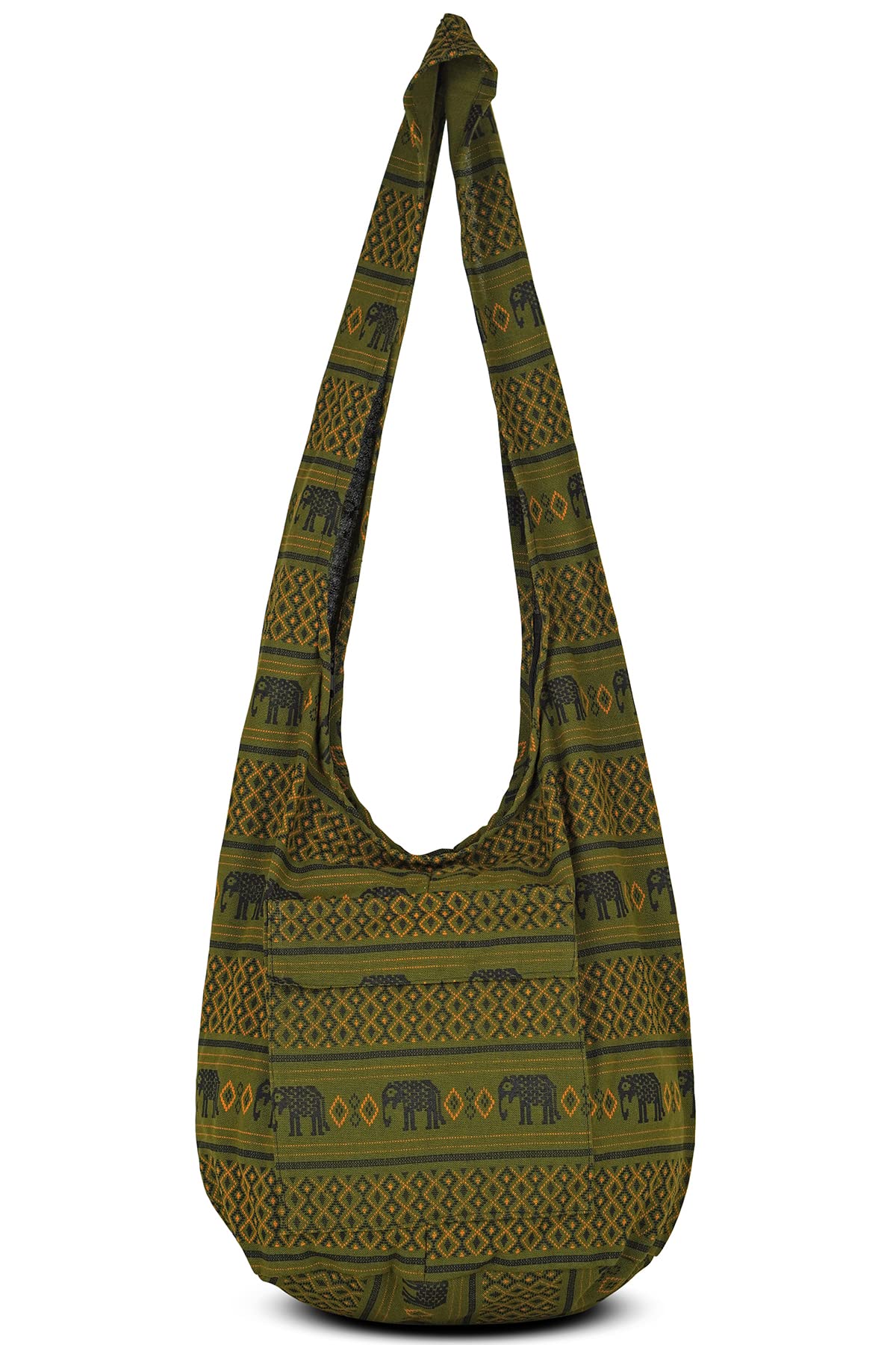 Stylish Unisex Boho Crossbody Handbag - Handmade Cotton Shoulder Bag for Men & Women | Perfect for Travel, Shopping & Everyday Use