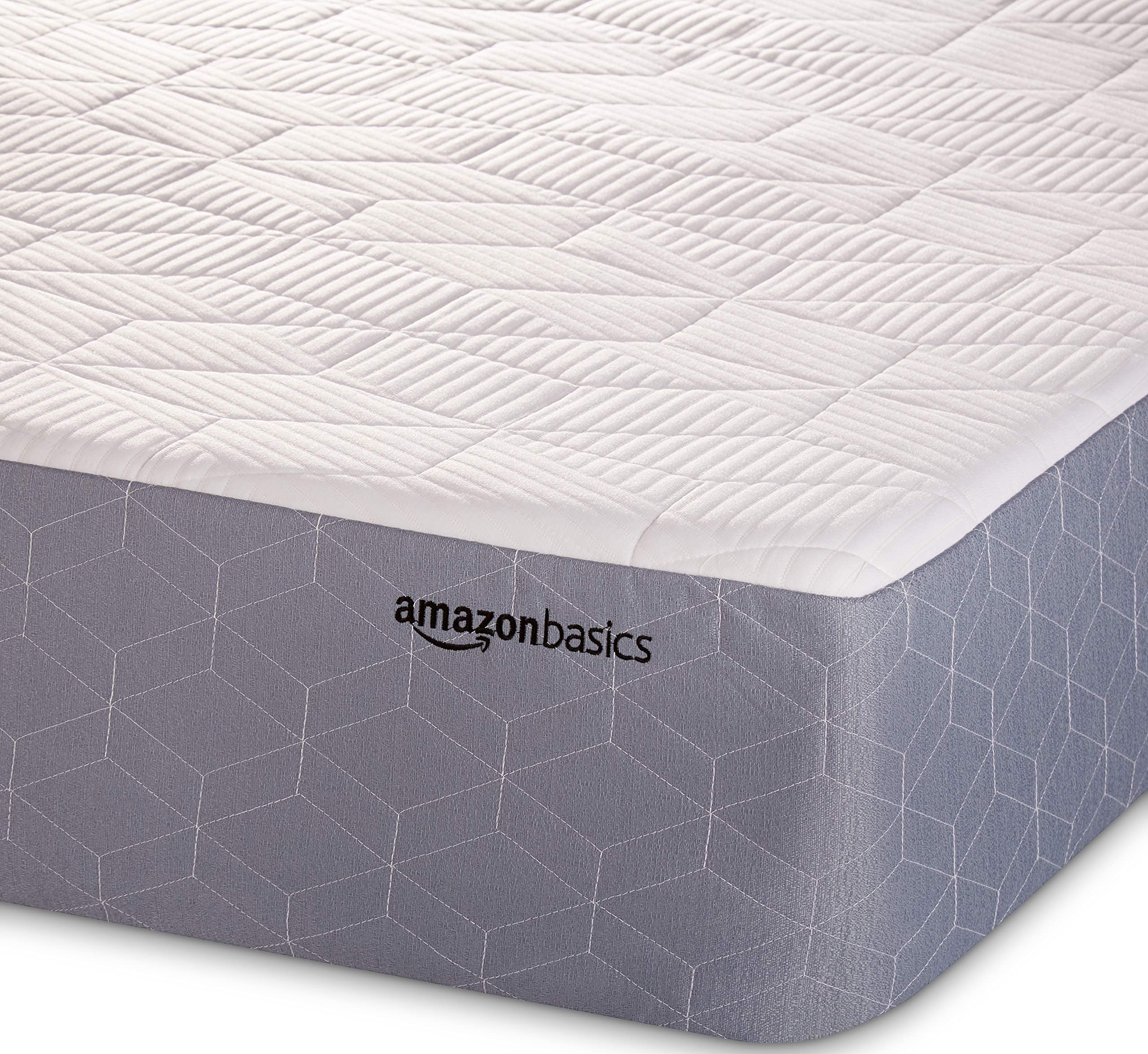 Amazon Basics Gel Memory Foam Mattress - Firm & Cooling King Size (80