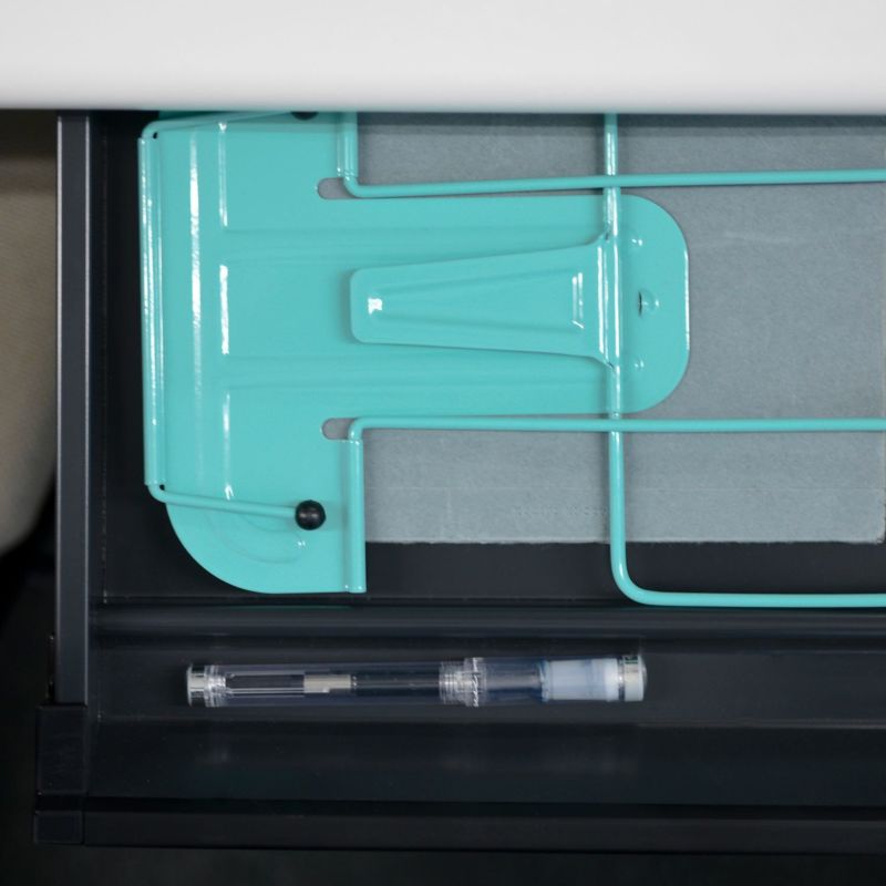 HIGHTIDE Metal Book Stand - Mint Green | Adjustable Reading Book Holder for Desk, Cookbook, Textbook | Perfect for Office, Study, Kitchen & Reading Nook