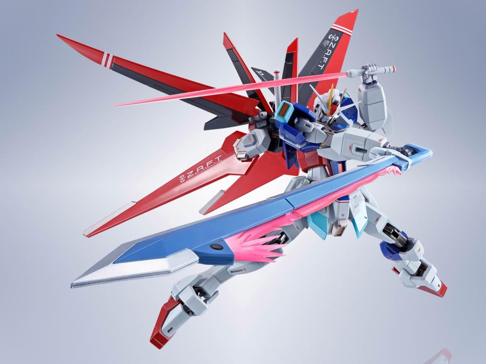 Bandai Metal Robot Spirits Gundam Seed Destiny Force Impulse Gundam Action Figure - Premium Collectible Model Kit for Anime Fans & Gundam Enthusiasts - Perfect for Display, Photography, and Role-Playing Battles