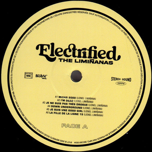The Limiñanas - Electrified (2xLP Vinyl Record, Compilation, Mint Condition) - Perfect for Music Collectors & Retro Vinyl Enthusiasts