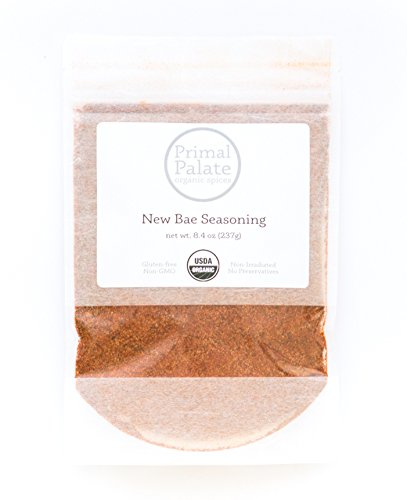 Primal Palate Organic Spices - New Bae Seasoning | Certified Organic, 8.4 oz Resealable Bag | Perfect for Grilling, Roasting & Everyday Cooking