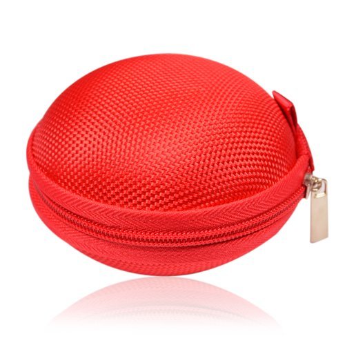 Wireless Earbuds Case - Shockproof Hard Shell Headphone Storage Box (Hot Pink) | Perfect for Travel, Gym & Daily Protection of AirPods & Bluetooth Earphones