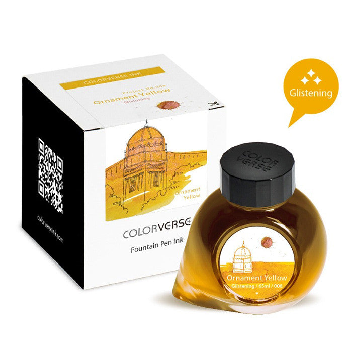 Colorverse Project 65ml Fountain Pen Ink - Premium Writing Ink for Calligraphy, Journaling & Artistic Projects