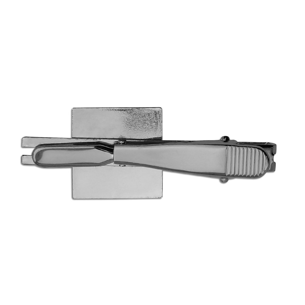 Silver or Gold Christmas Tree with Candles Tie Bar Clip - Elegant Holiday Accessory for Suits, Ties, and Formal Attire