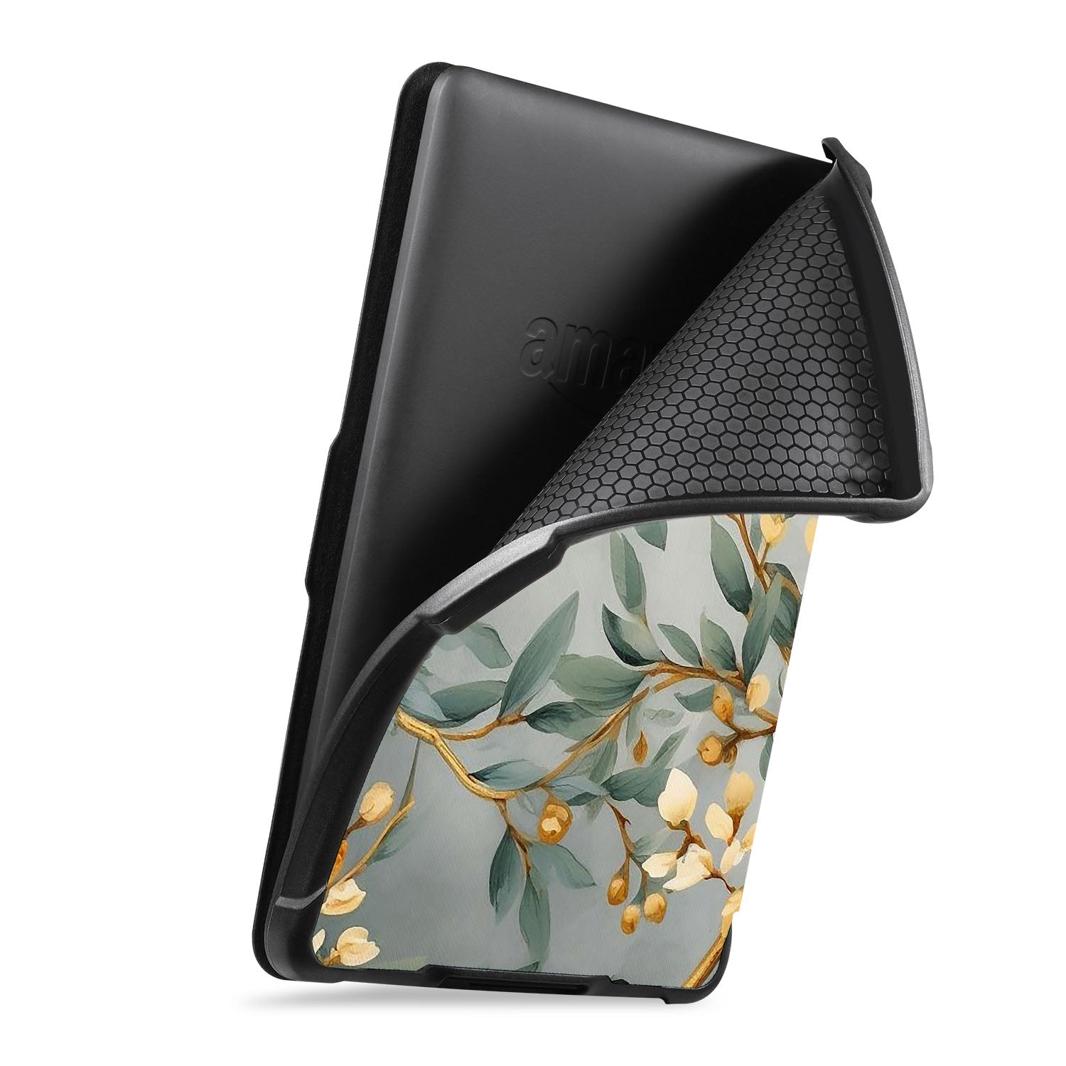 Premium Kindle Case with Elegant Flower Painting Design - Waterproof & Lightweight Cover for Kindle Paperwhite/Oasis - Perfect for Reading at Home, Travel & Outdoor Use
