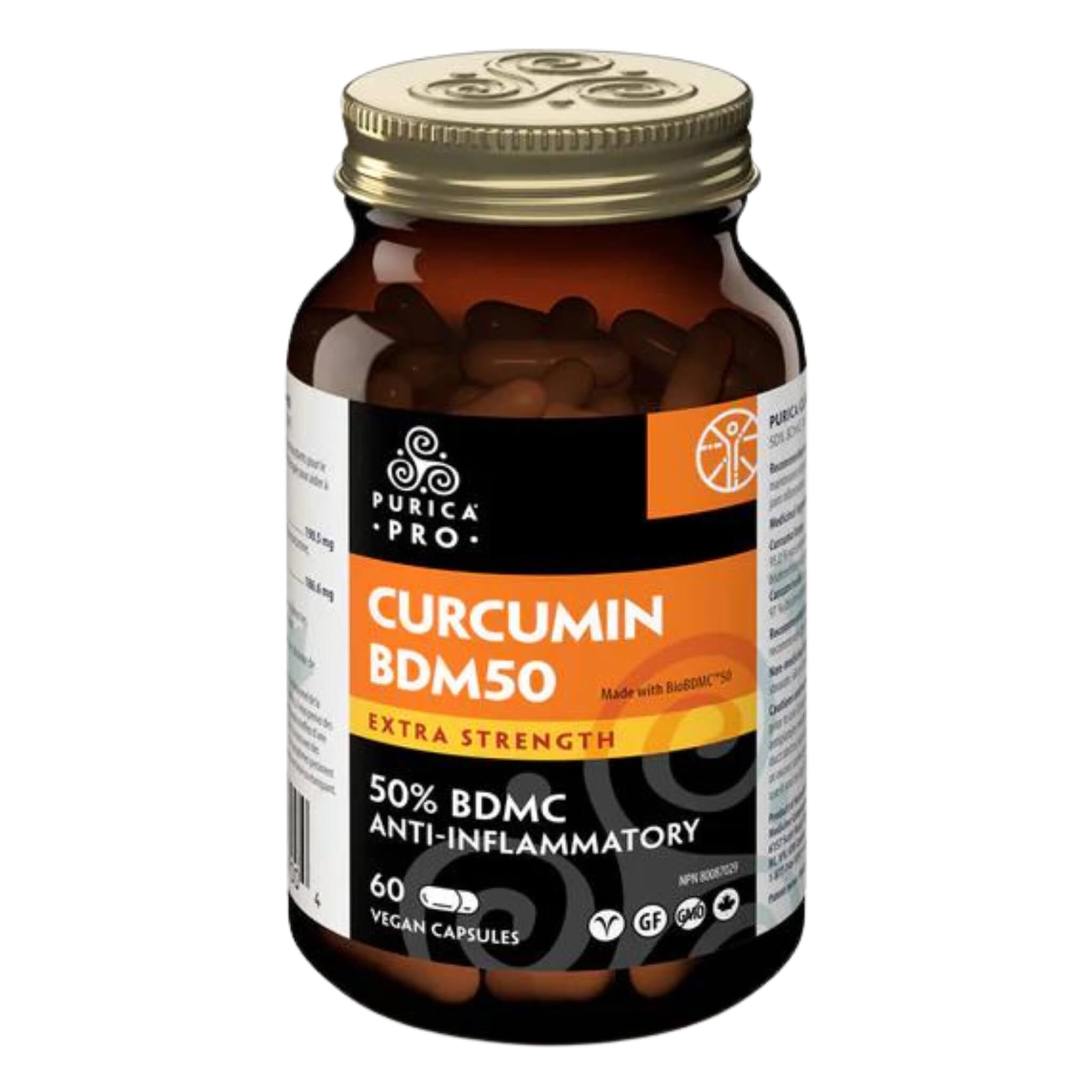 Premium Curcumin Bdm50 60C Capsules - Natural Turmeric Extract for Joint & Inflammation Support - Perfect for Daily Wellness & Active Lifestyle