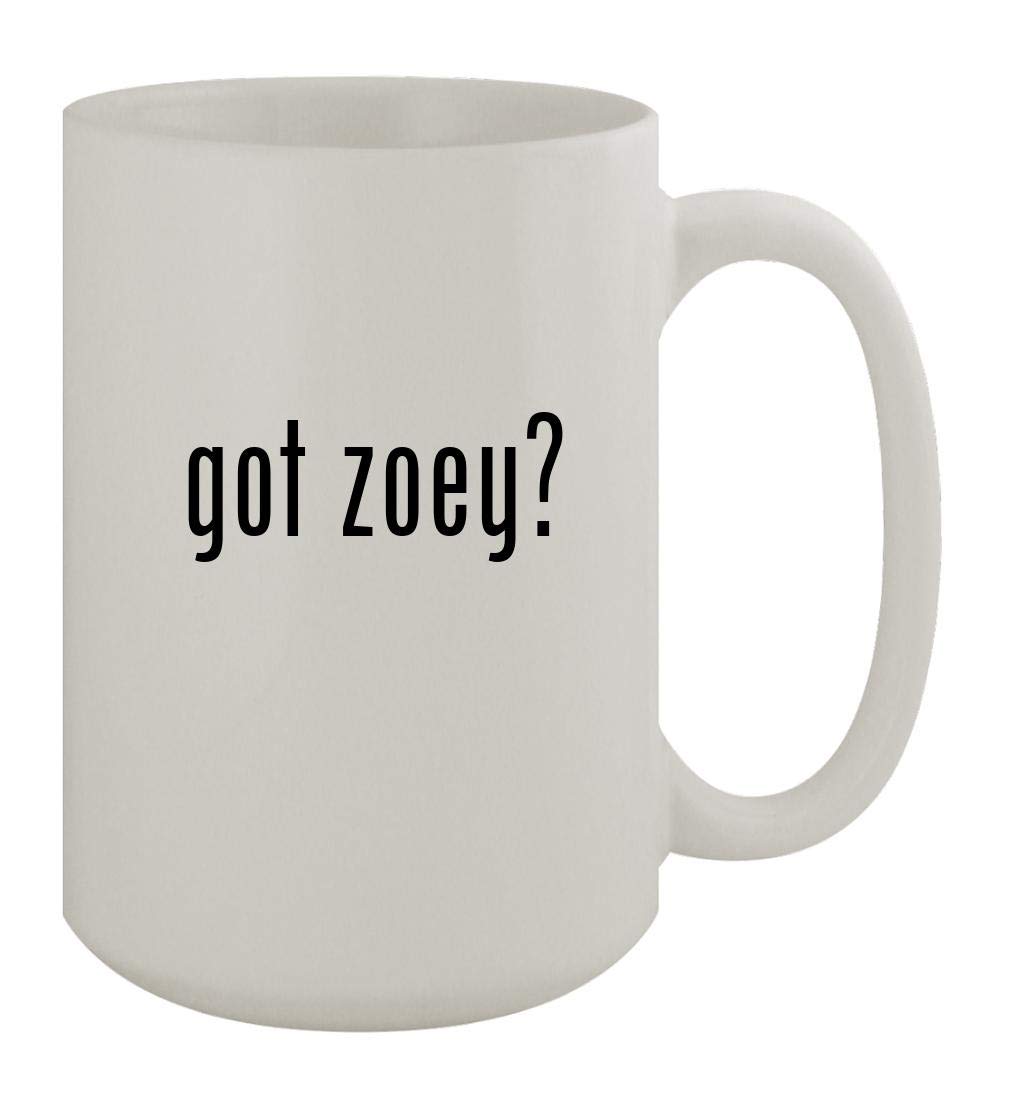 Got Zoey? 15oz Ceramic White Coffee Mug - Premium Quality White Tea Cup for Home, Office & Gifts - Perfect for Morning Coffee, Tea, or Hot Chocolate