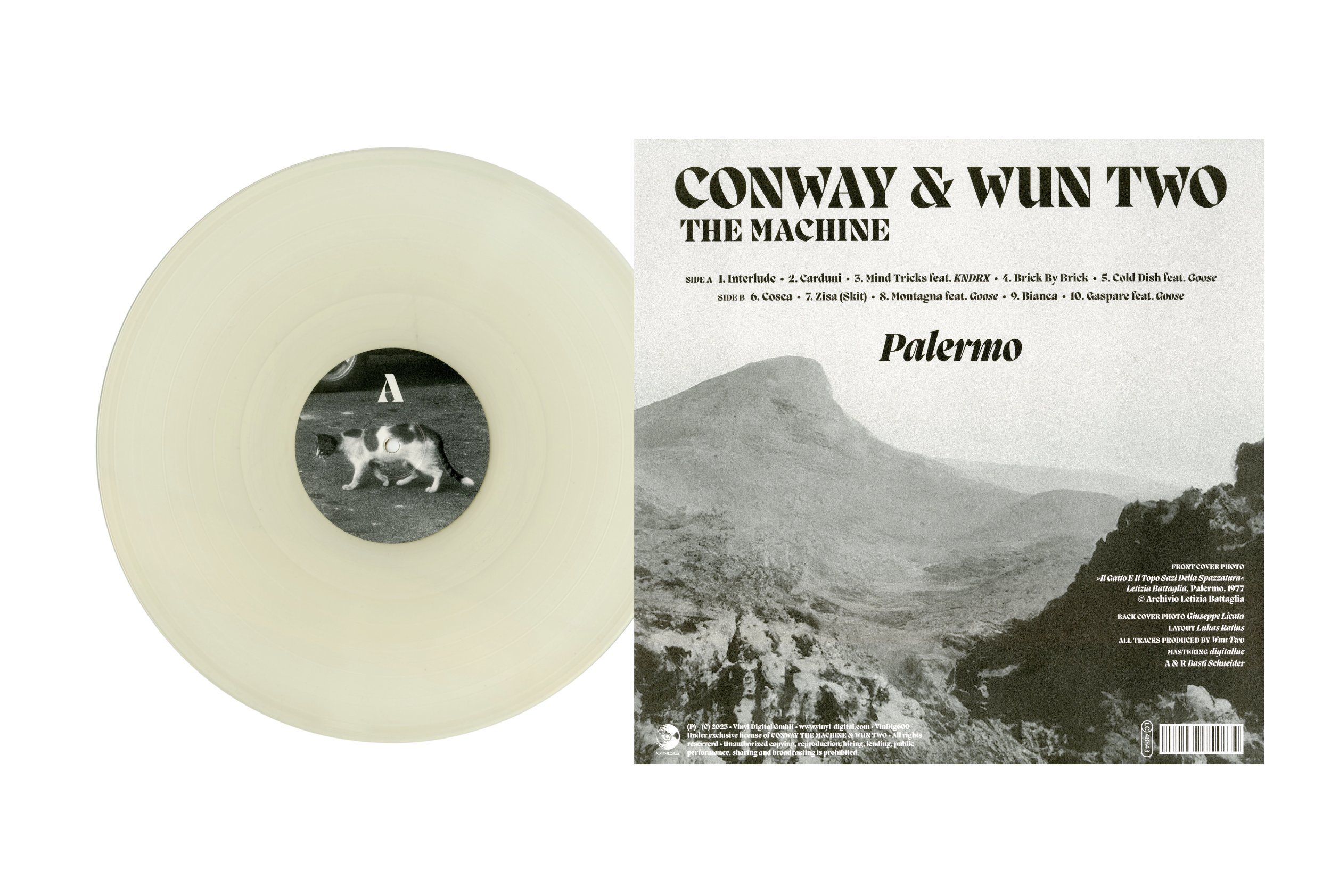 Palermo Glow in the Dark Vinyl LP Record - Limited Edition Collectible for Music Lovers & Nighttime Listening