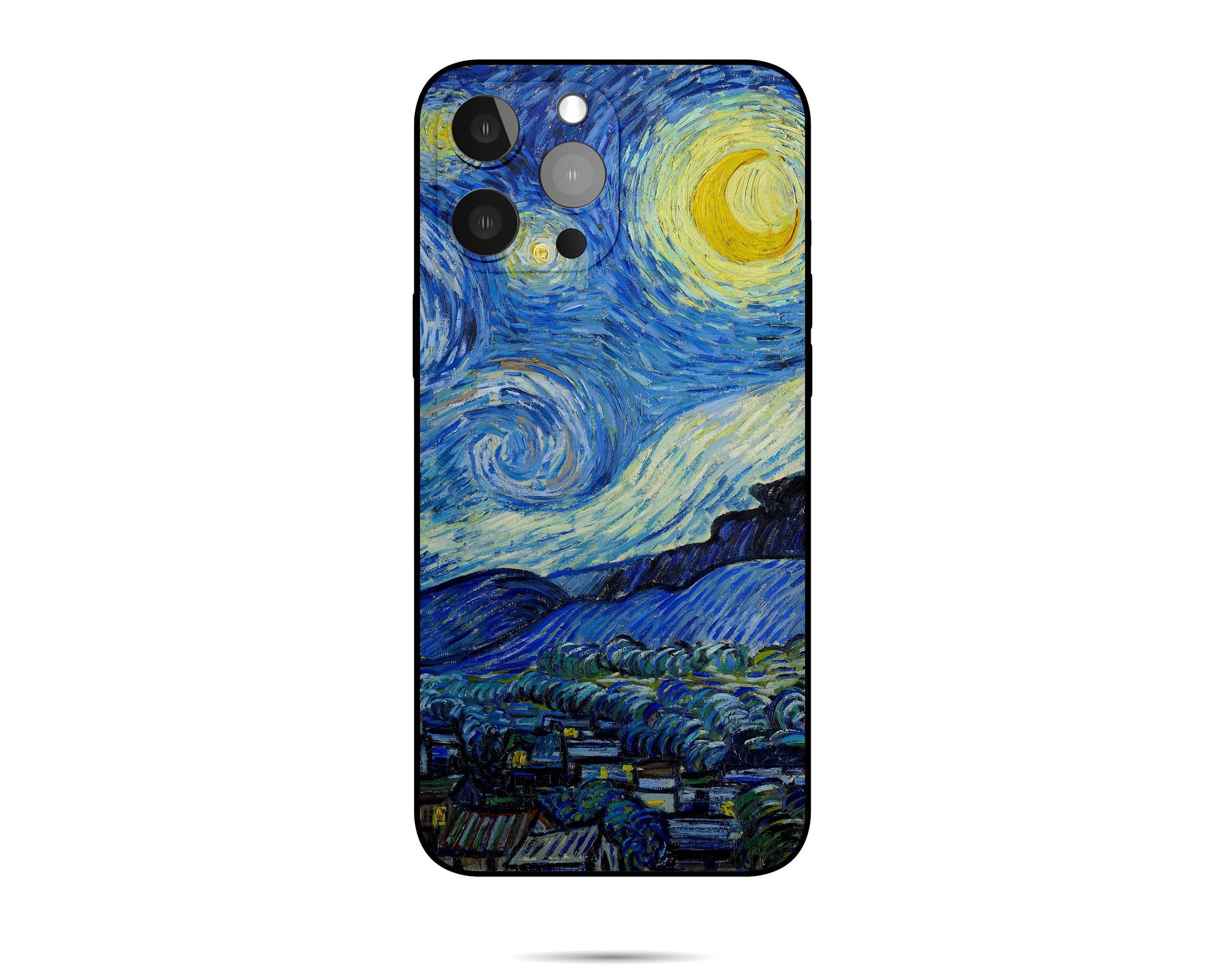 Van Gogh Starry Night iPhone Case for iPhone 8 Plus/XS - Premium Art Phone Cover with Vivid Colors - Perfect for Art Lovers & Van Gogh Fans - Great for Daily Use, Travel & Gift Giving