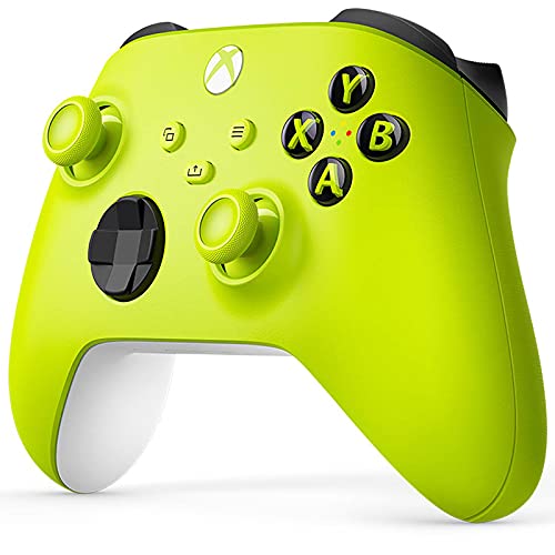 Microsoft QAU-00001 Xbox Wireless Controller Shock Blue Bundle with Wireless Controller for Xbox Series X/S - Electric Volt | Premium Gaming Accessories for Xbox Consoles | Perfect for Competitive Gaming & Family Entertainment