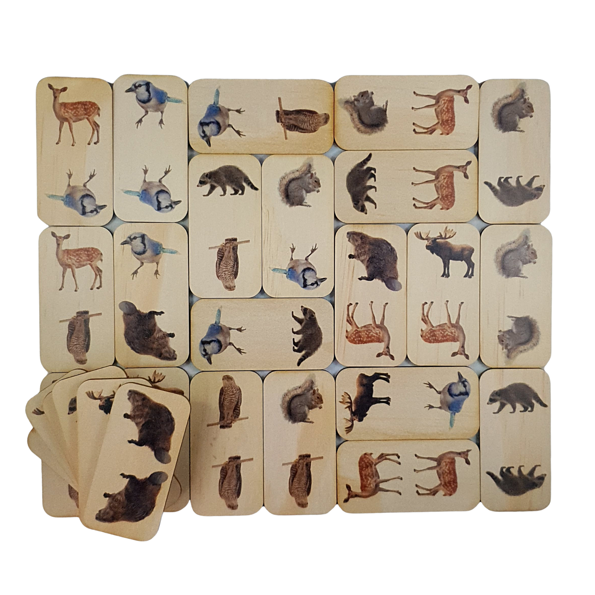 Premium Wooden Domino Set - Classic 28-Piece Game for Family Fun, Kids, and Adults - Perfect for Game Nights, Parties, and Educational Play