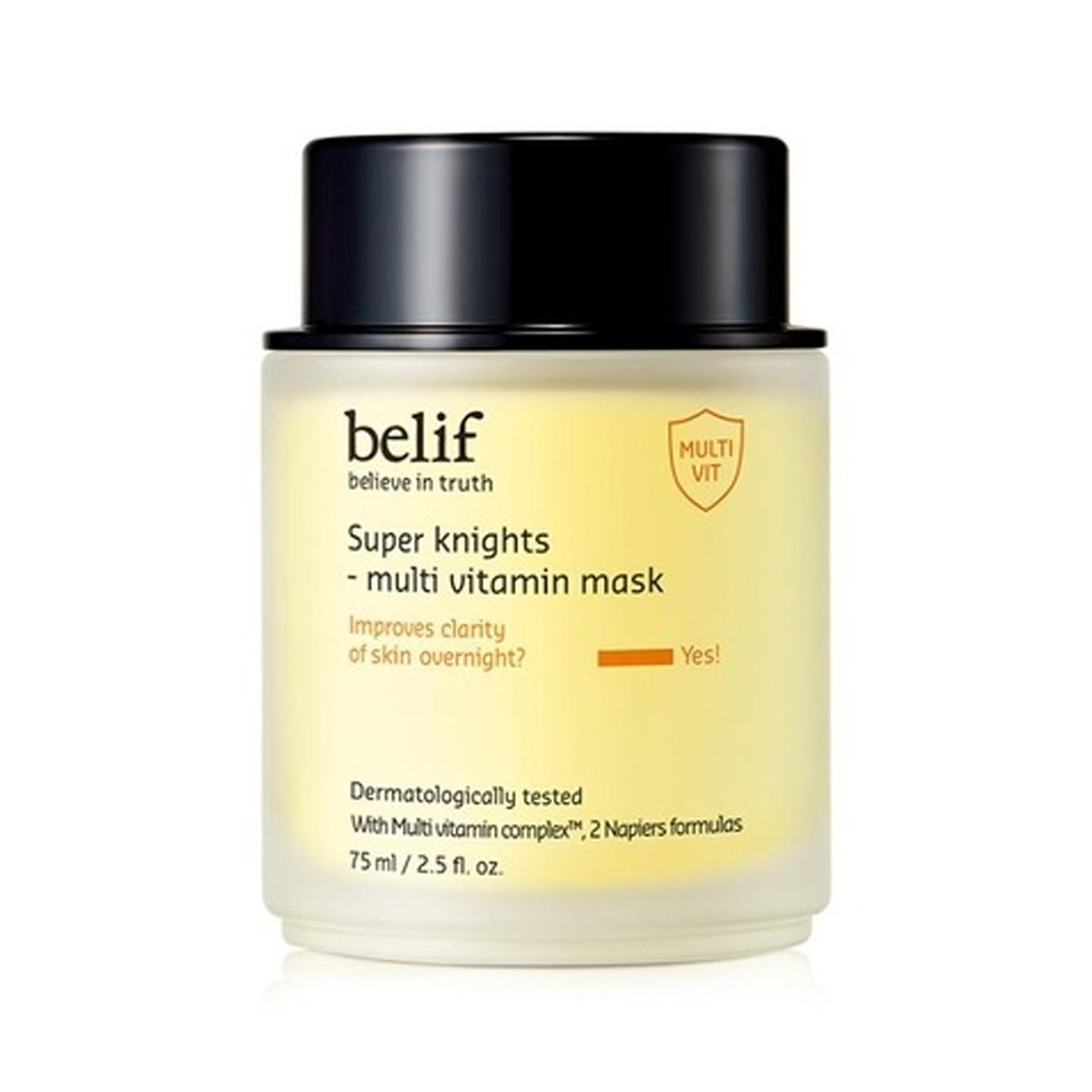 belif Super Nights Multi Vitamin Mask 75ml - Hydrating Overnight Face Mask for Dry Skin - Perfect for Nighttime Skincare Routine & Anti-Aging Care