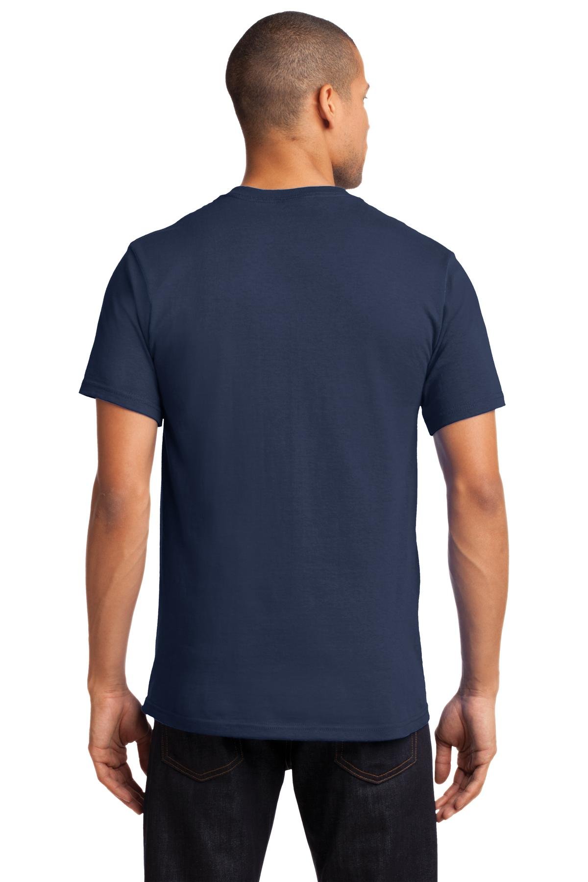 Port & Company Men's Tall Essential Pocket T-Shirt - Comfortable Cotton Crewneck Tee for Work, Casual Wear & Everyday Use