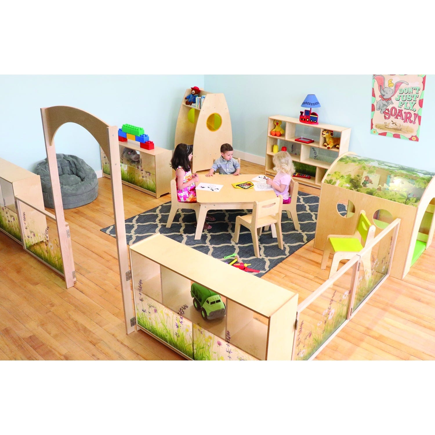 36W Nature View Room Divider Panel - Privacy Screen for Home, Office & Outdoor Use - Perfect for Partitions, Balconies & Garden Spaces