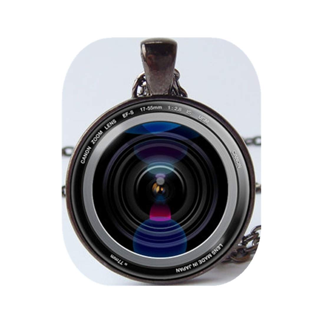 Camera Lens Pendant Necklace for Men - Unique Photographer Gift, Digital Camera Jewelry for Husband, Tech Lover Present - Perfect for Photography Enthusiasts & Special Occasions