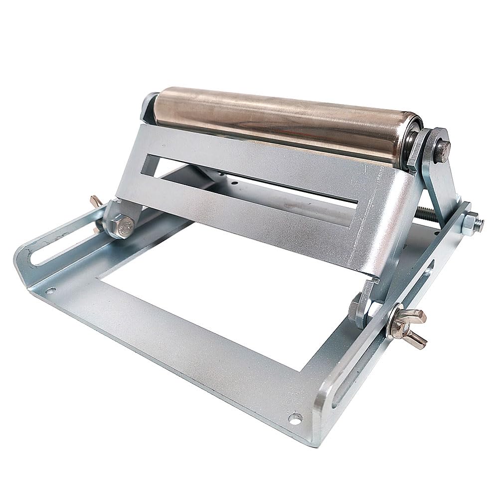 Adjustable Miter Saw Roller Stand - Heavy Duty 280 Lbs Capacity Woodworking Support Frame with Height Adjustment (2.3