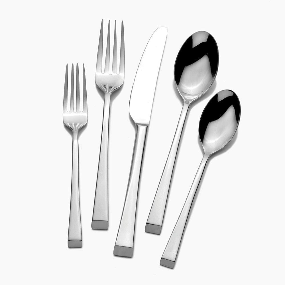 Rockford Forged 20-Piece Stainless Steel Flatware Set - Service for 4 - Elegant Silverware for Dining, Kitchen & Entertaining - Dishwasher Safe Cutlery Set for Everyday Use & Special Occasions