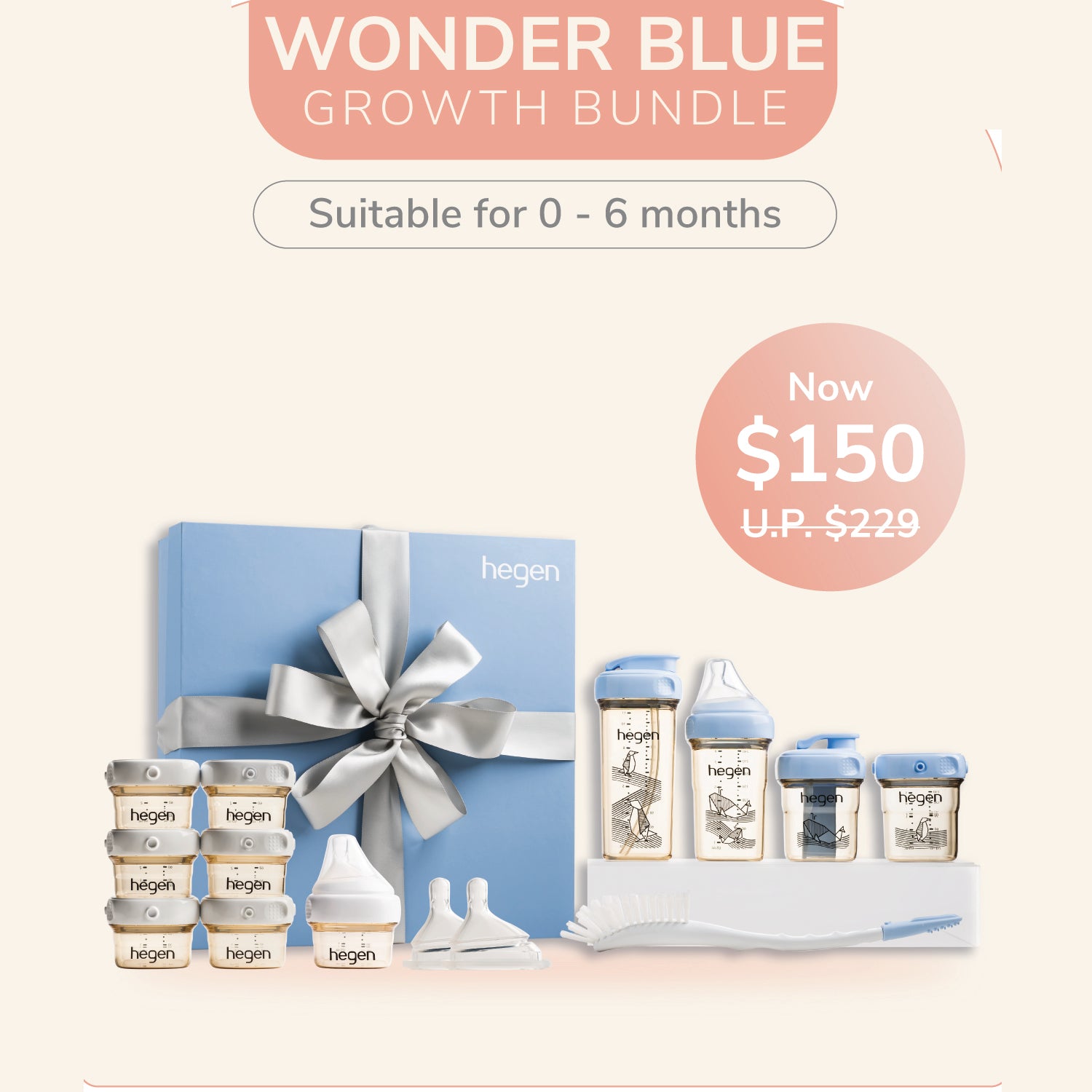 Wonder Blue Growth Bundle - Natural Hair Growth Supplement for Men & Women - Promotes Thicker, Healthier Hair - Perfect for Daily Use at Home or On-the-Go