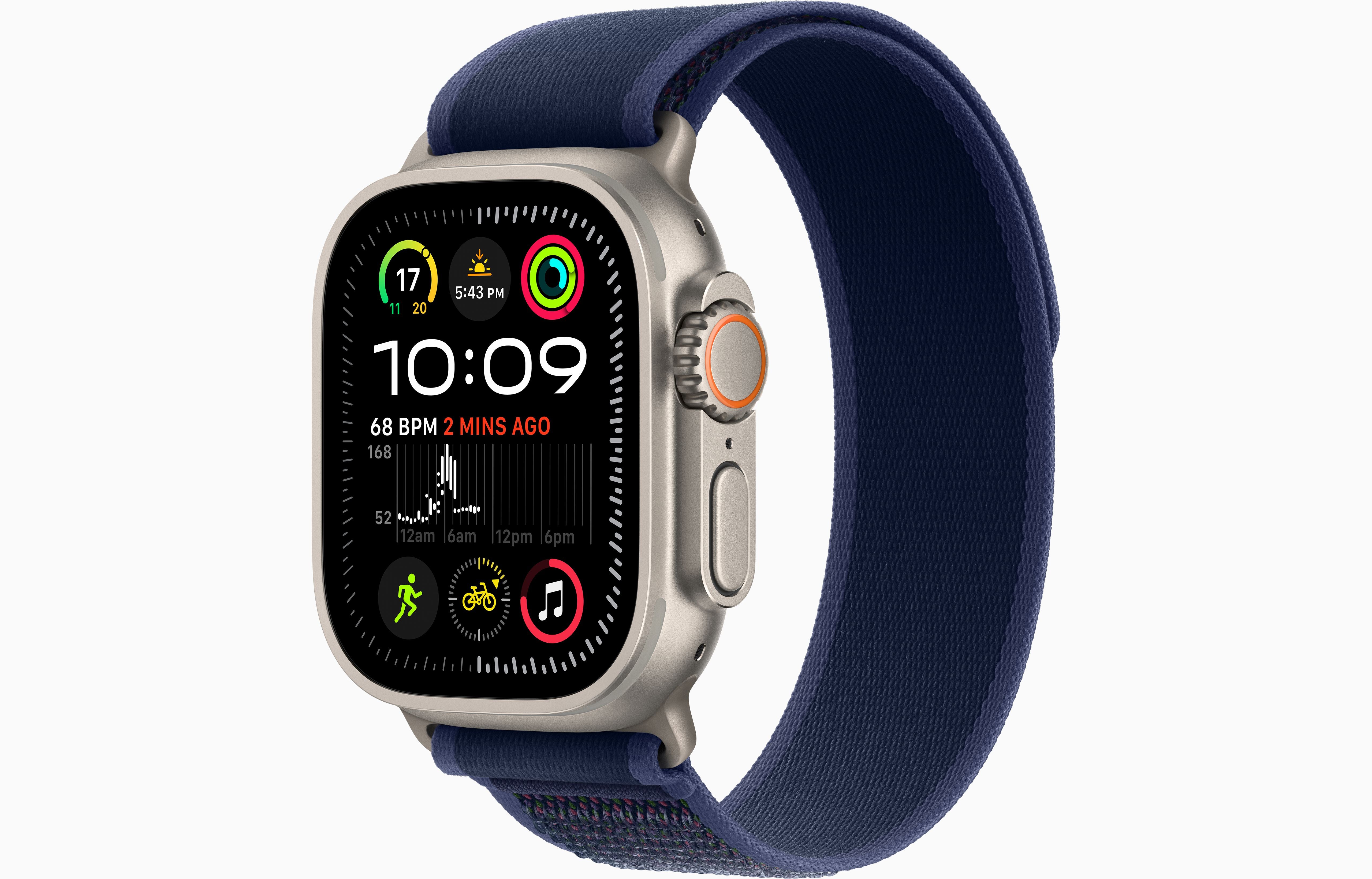 Apple Watch Ultra 2 - GPS + Cellular Smartwatch with Advanced Fitness Tracking & Heart Rate Monitor - Perfect for Outdoor Adventures, Workouts & Daily Wear