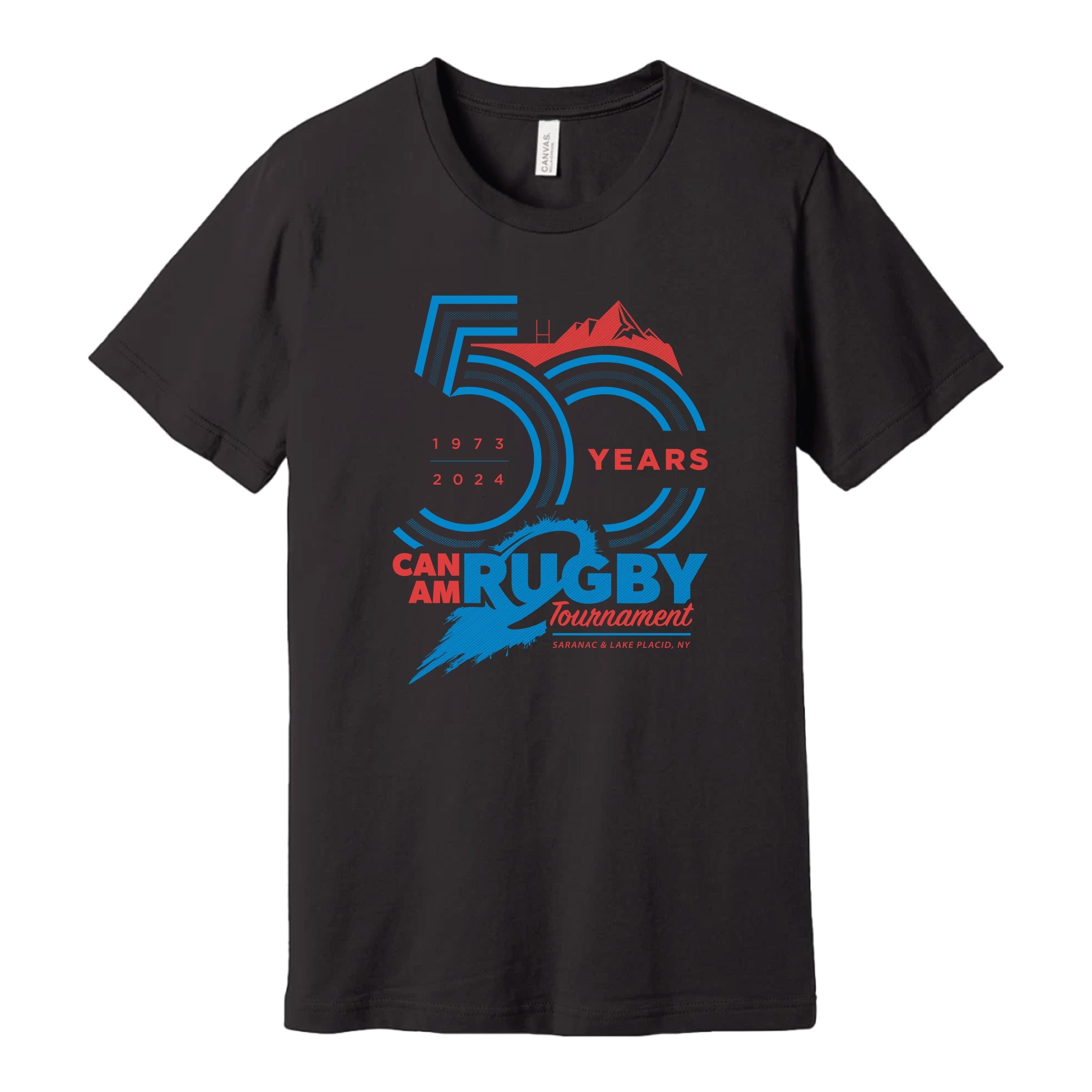 Can Am Rugby 2024 T-Shirt - Men's & Women's Official Tournament Tee - Perfect for Rugby Fans, Game Day & Casual Wear