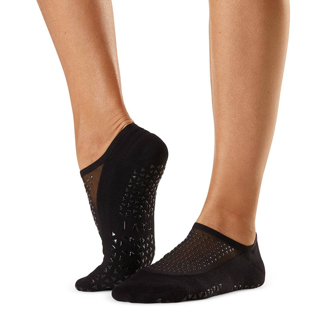 Tavi Noir Maddie Grip Socks - Non-Slip Yoga Socks for Women, Pilates, Barre & Workout - Breathable Cotton Blend with Arch Support & Toe Grip