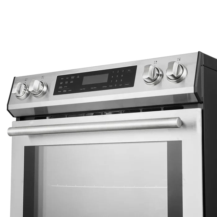 Forno Espresso Donatello 30 Inch Slide-In Induction Range with 5 Burners - FFSIN0905 | Energy Efficient Electric Stove for Modern Kitchens | Perfect for Baking, Cooking & Entertaining