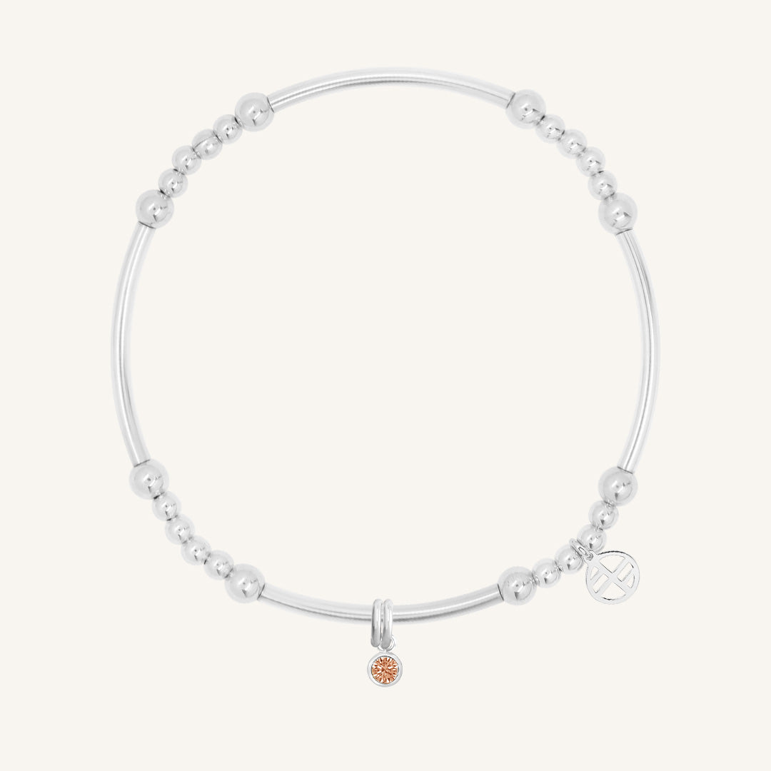 Birthstone Bracelet for Women - Personalized Aura Crystal Jewelry for Gifts, Healing & Spiritual Energy - Perfect for Birthdays, Anniversaries & Meditation