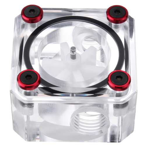 Bykski B-FMPA-X 3-Way G1/4 Thread Water Cooling Flow Meter - High Precision Liquid Cooling System Monitor for PC Gaming Rigs & Custom Loop Builds