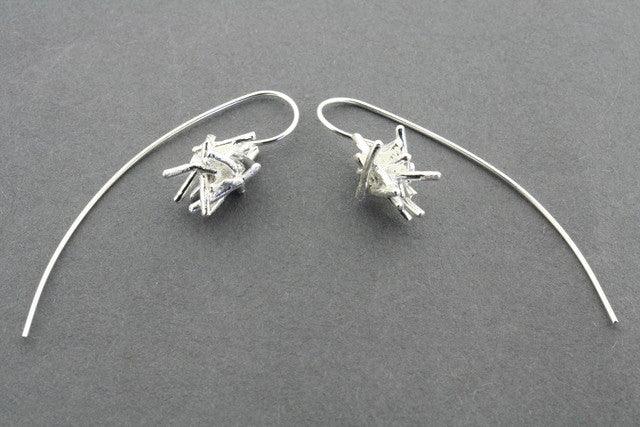 Sterling Silver Pick Up Sticks Earrings - Elegant Dangle Earrings for Women, Perfect for Parties, Weddings & Everyday Wear