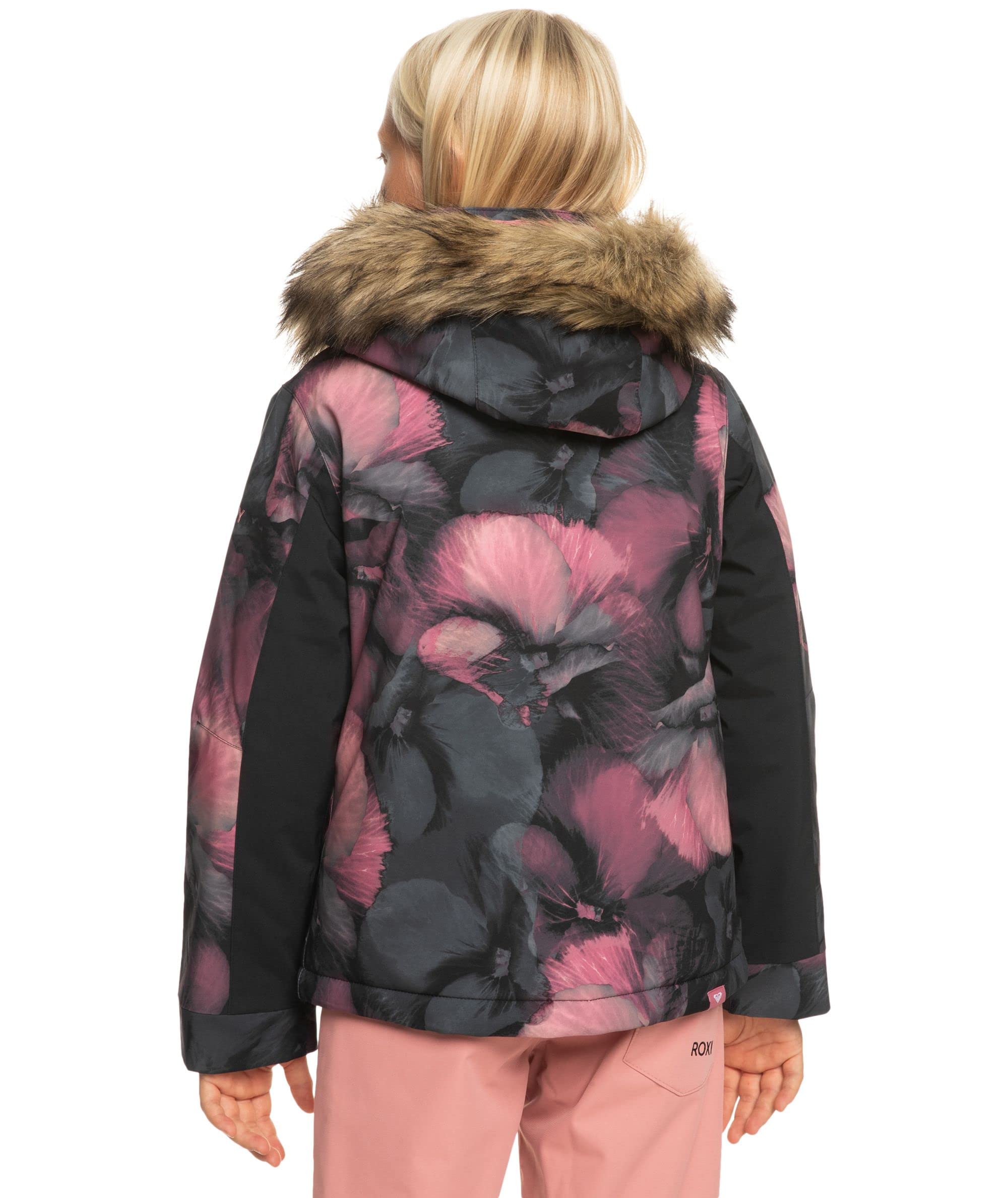 Roxy Girls American Pie DryFlight Snow Jacket - Waterproof Winter Coat for Skiing, Snowboarding & Outdoor Activities