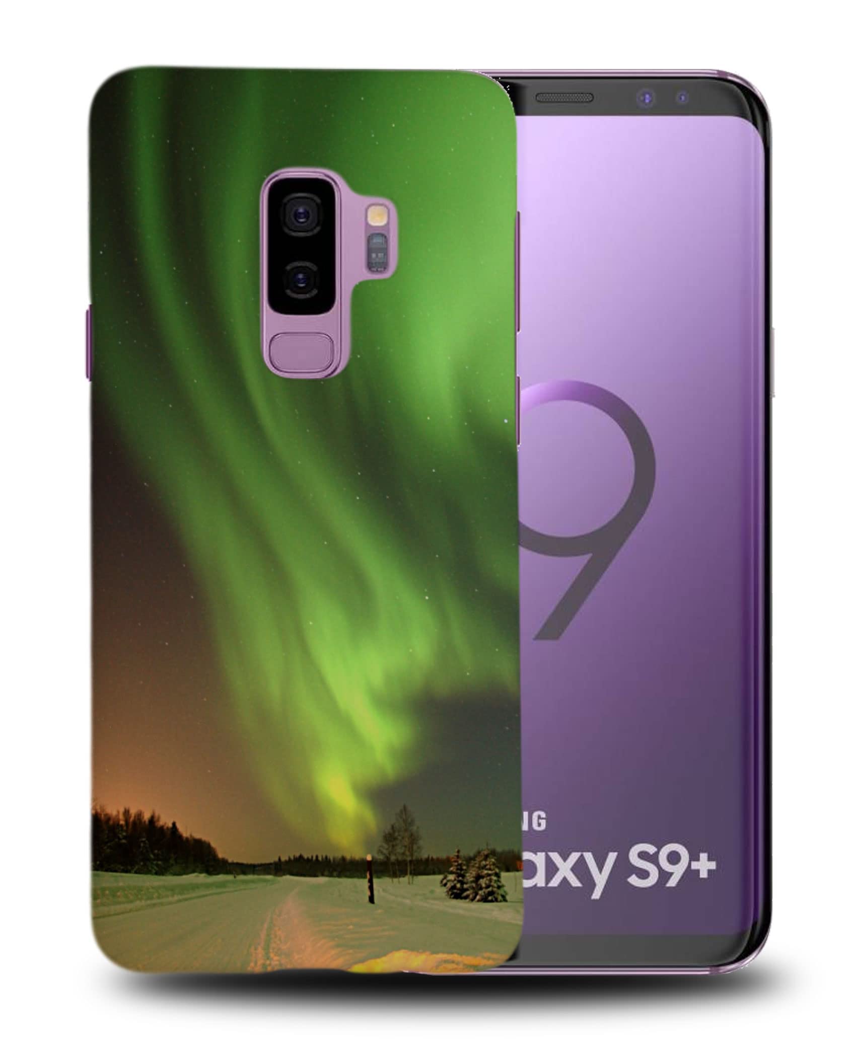 Northern Lights Phone Case for Samsung Galaxy S9+ - Aurora Borealis Design for Travel & Nature Lovers