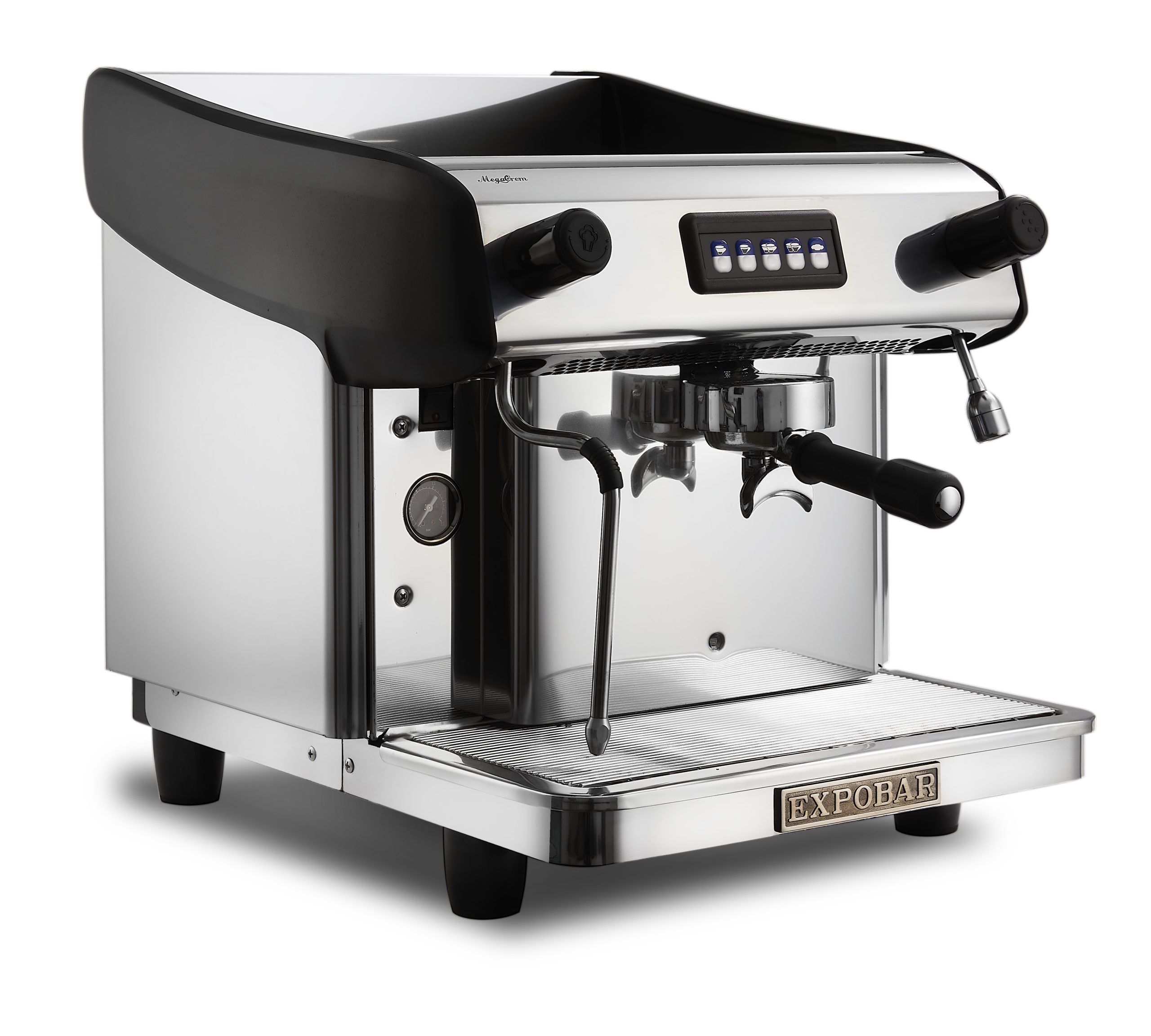 Expobar Megacrem Compact Espresso Machine - Professional 2 Group Commercial Coffee Maker for Cafes & Restaurants | Perfect for High-Volume Brewing & Latte Art