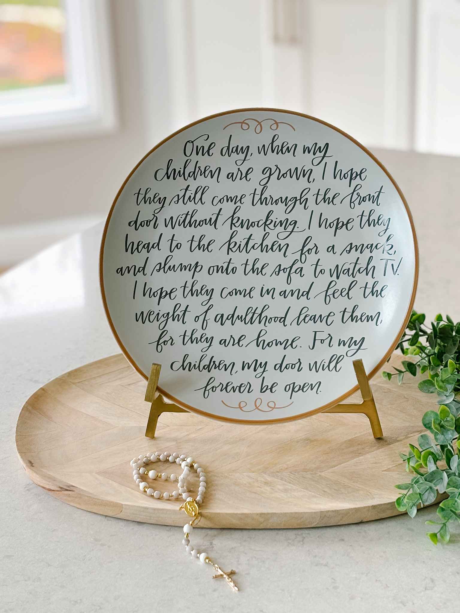 Memory Plate - Premium Quality Decorative Wall Plates for Home & Office Decor - Perfect for Living Room, Bedroom, and Kitchen Display
