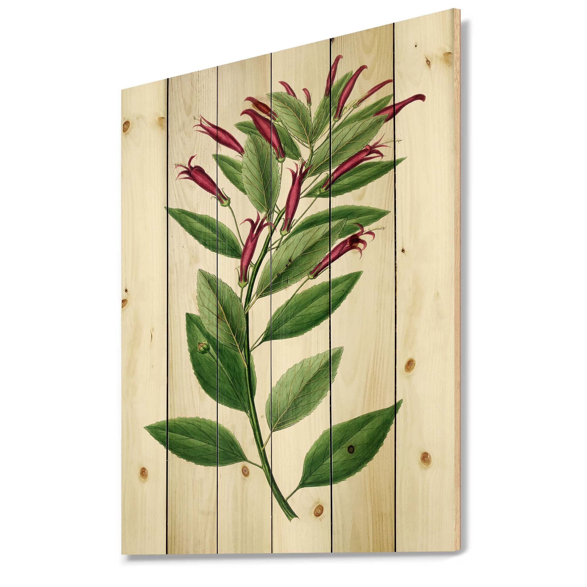 Vintage American Floral Wood Wall Decor - Traditional Green Floral Pine Wood Wall Art Panel, Large Handmade Wooden Wall Hanging for Living Room, Bedroom, or Office Decoration