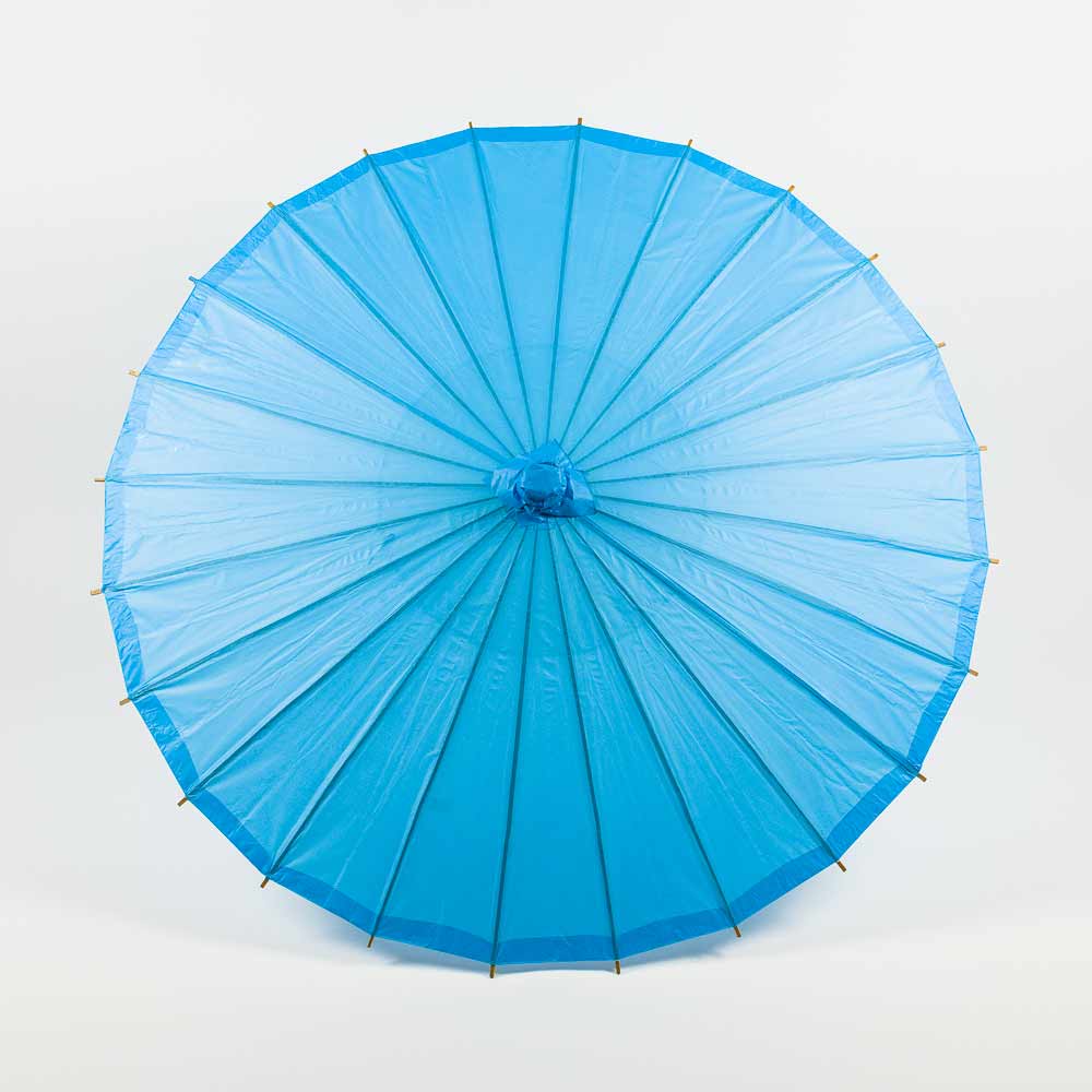32 Pack Turquoise Paper Umbrellas for Cocktails, Drinks & Party Decor - Mini Parasol Drink Umbrellas for Tropical Themed Parties, Luau, Tiki Bar & Summer Events