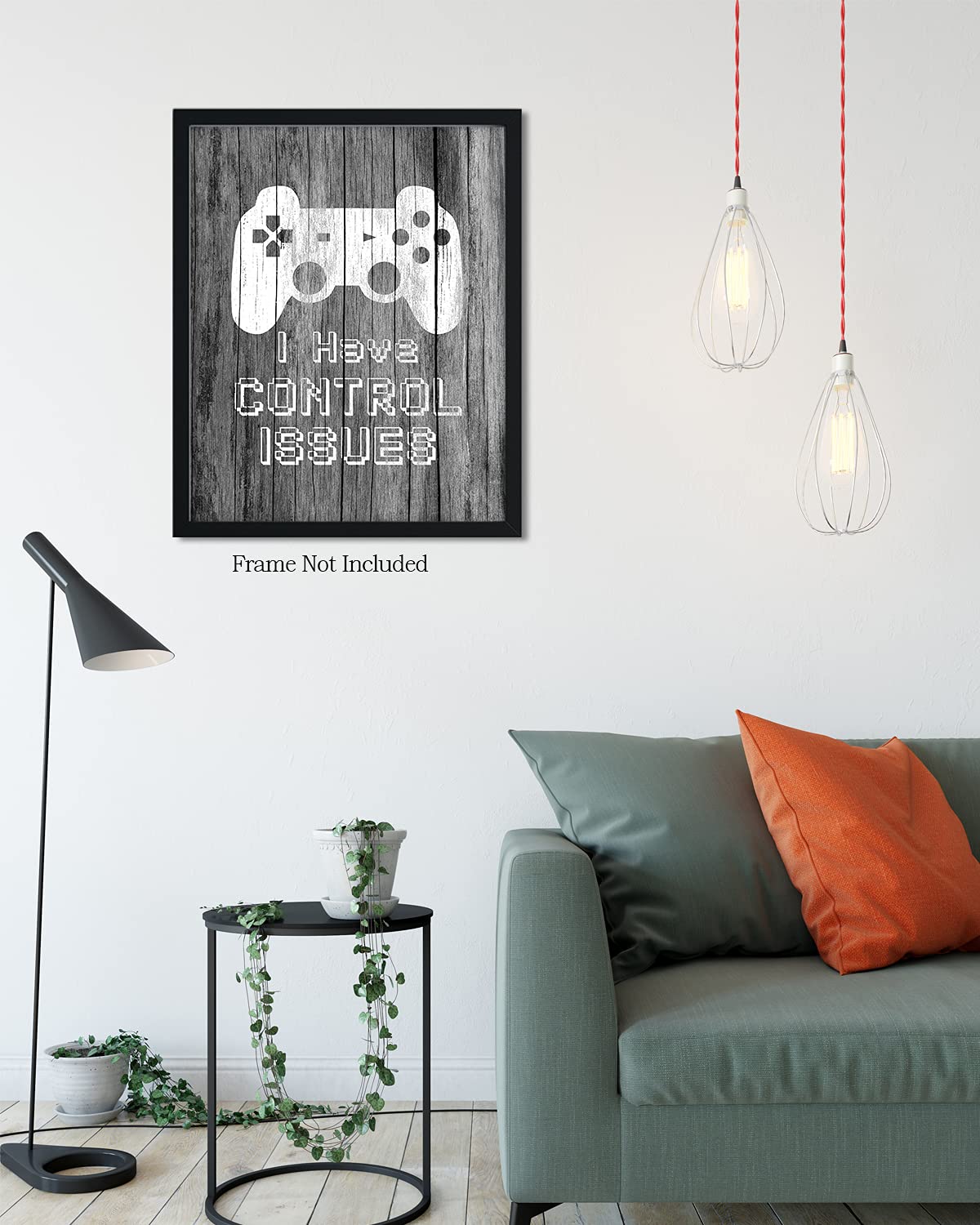 Funny Video Gaming Wall Art - 32x40 Unframed Poster for Gamers - Perfect for Gamer Gifts, Birthday Party Decor & Game Room Wall Decor - Great for Living Room, Bedroom or Man Cave