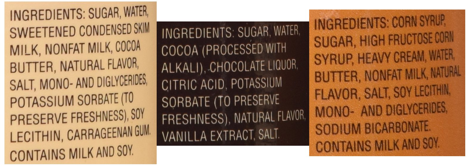 Torani Chocolate, Caramel & White Chocolate Syrup 3-Pack (16.5 Oz Each) - Perfect for Coffee, Desserts & Cocktails - NEW Packaging by Torani