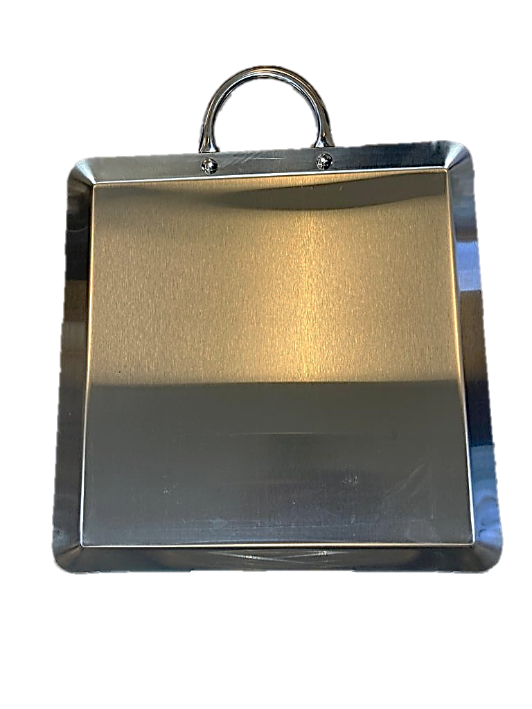 Premium 13x13 Inch (33cm) Stainless Steel Square Griddle/Comal - Heavy Duty, Non-Stick Cooking Surface for Perfect Tortillas, Quesadillas & More - Ideal for Stovetop, Grill & Outdoor Cooking