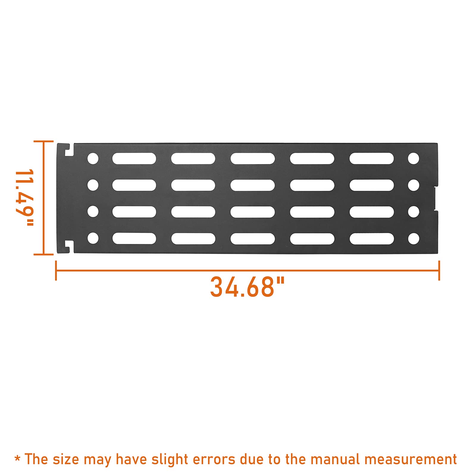u-Box Jeep Wrangler TJ (1997-2002) Front Overhead Molle Panel Storage Bracket with Molle Pouches - Heavy Duty Organizer for Off-Road Gear, Tools & Accessories - Perfect for Camping, Overlanding & Adventure Trips