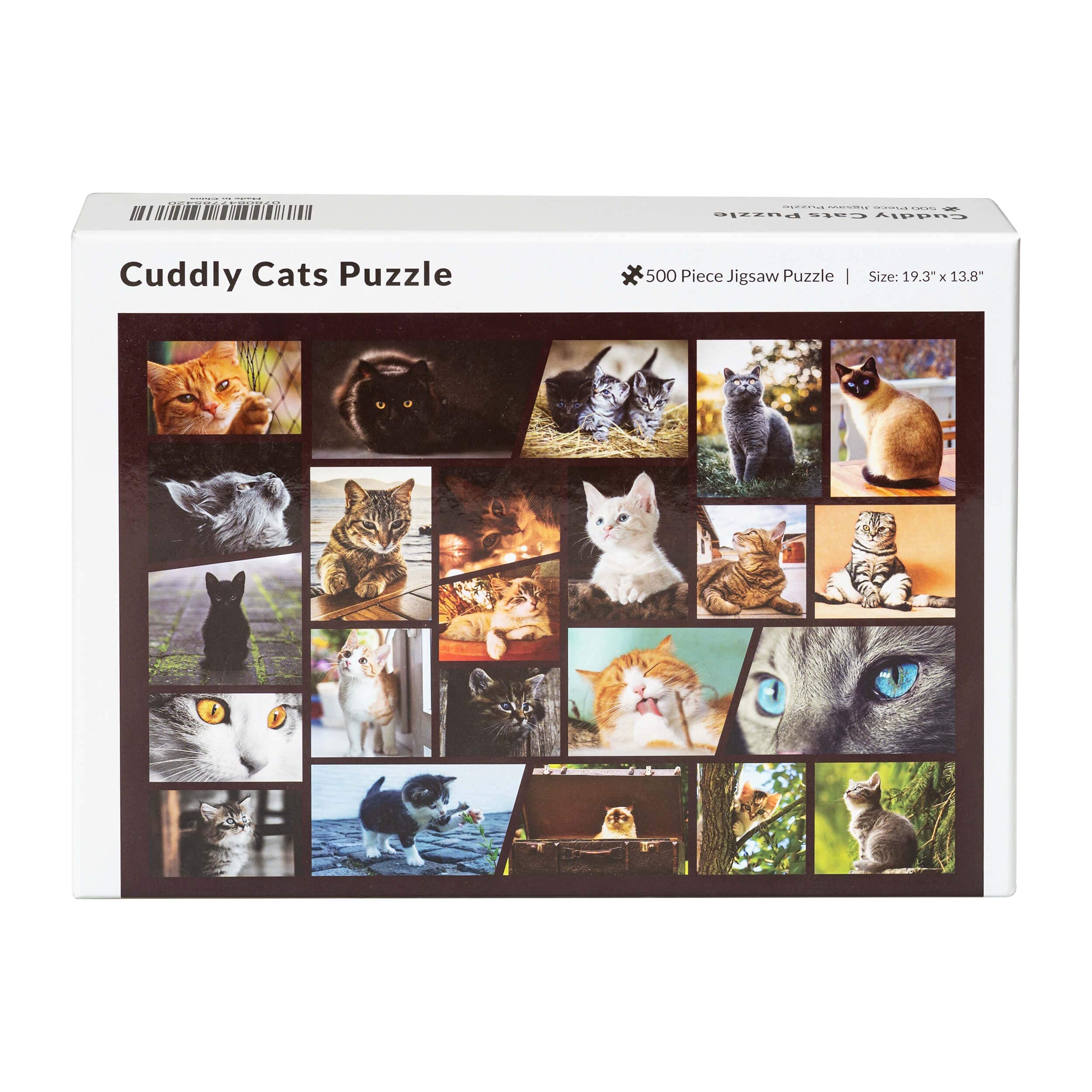 Better Me Cuddly Cats 500-Piece Jigsaw Puzzle for Adults & Families - Challenging Cat-Themed Puzzle Game for Cat Lovers, Perfect for Relaxation, Family Bonding & Home Decor