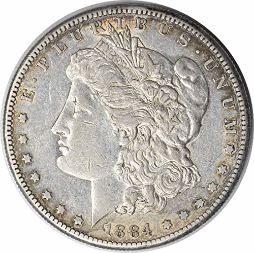 1884 S Morgan Silver Dollar AU - Rare Collectible Coin for Sale | Perfect for Coin Collectors & History Enthusiasts | Ideal for Gifts, Investments & Display